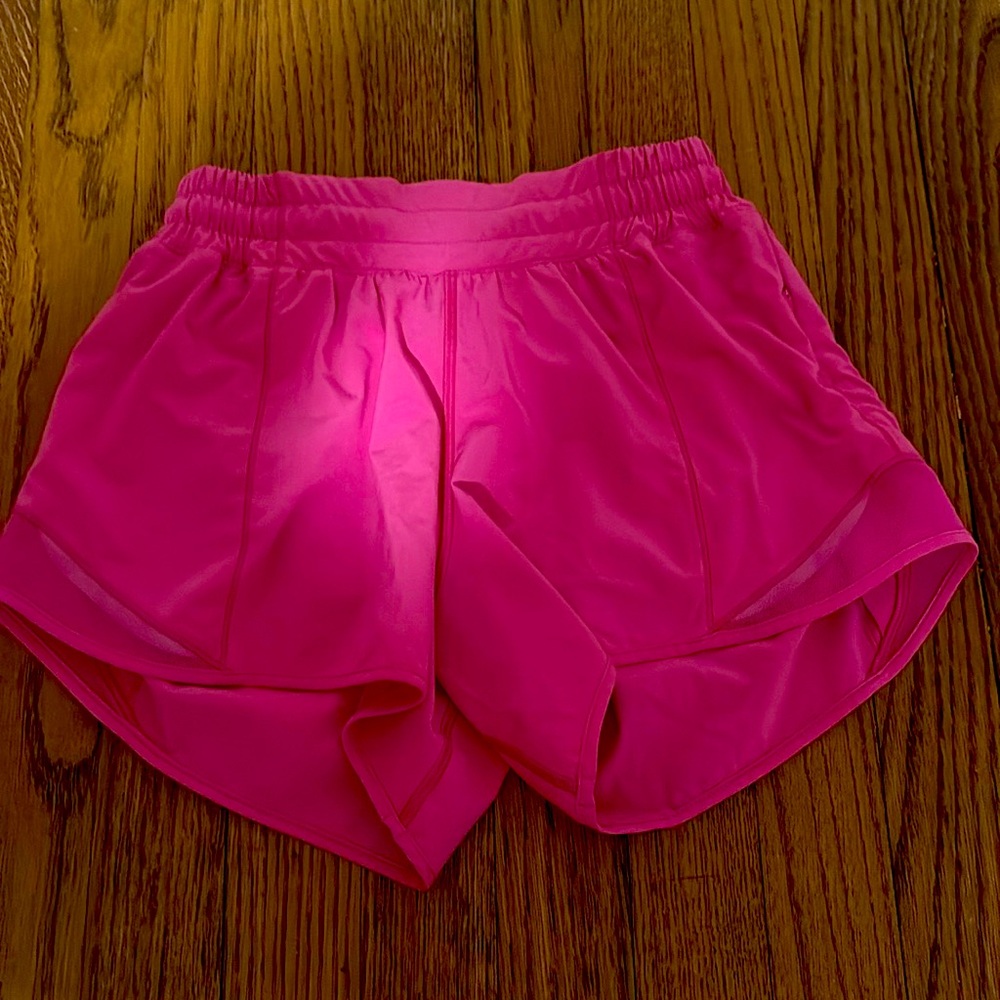 Lululemon sonic pink shorts!! Great condition